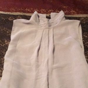 Light grey sleeveless top